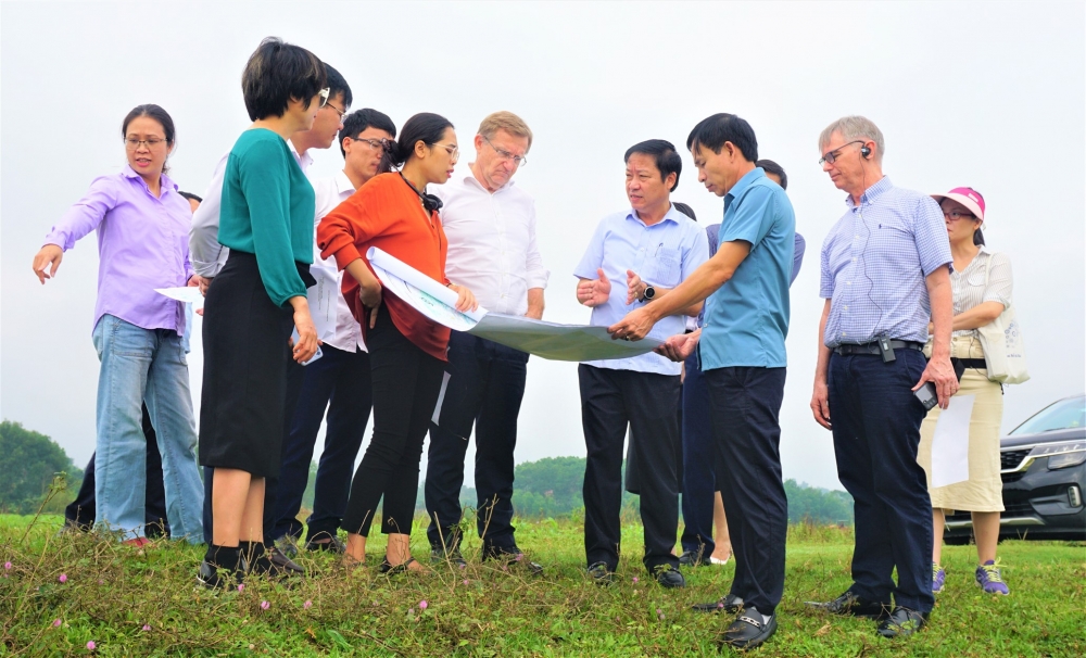 Đoàn dự án AFD kiểm tra tại huyện Hương Khê
