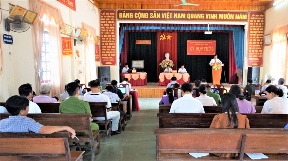 HĐND xã Hương Vĩnh khóa XXI tổ chức kỳ họp thường lệ giữa năm 2023