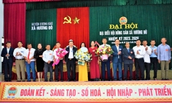 71 hội viên tiêu biểu, dự Đại hội Nông dân xã Hương Đô, lần thứ VIII