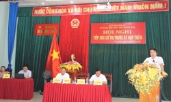 Đoàn ĐBQH tỉnh tiếp xúc cử tri tại huyện Hương Khê