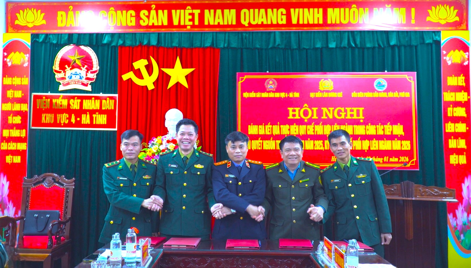 VKSND Khu vực 4 ký kết Quy chế phối hợp liên ngành trong công tác tiếp nhận, giải quyết tin báo tội phạm