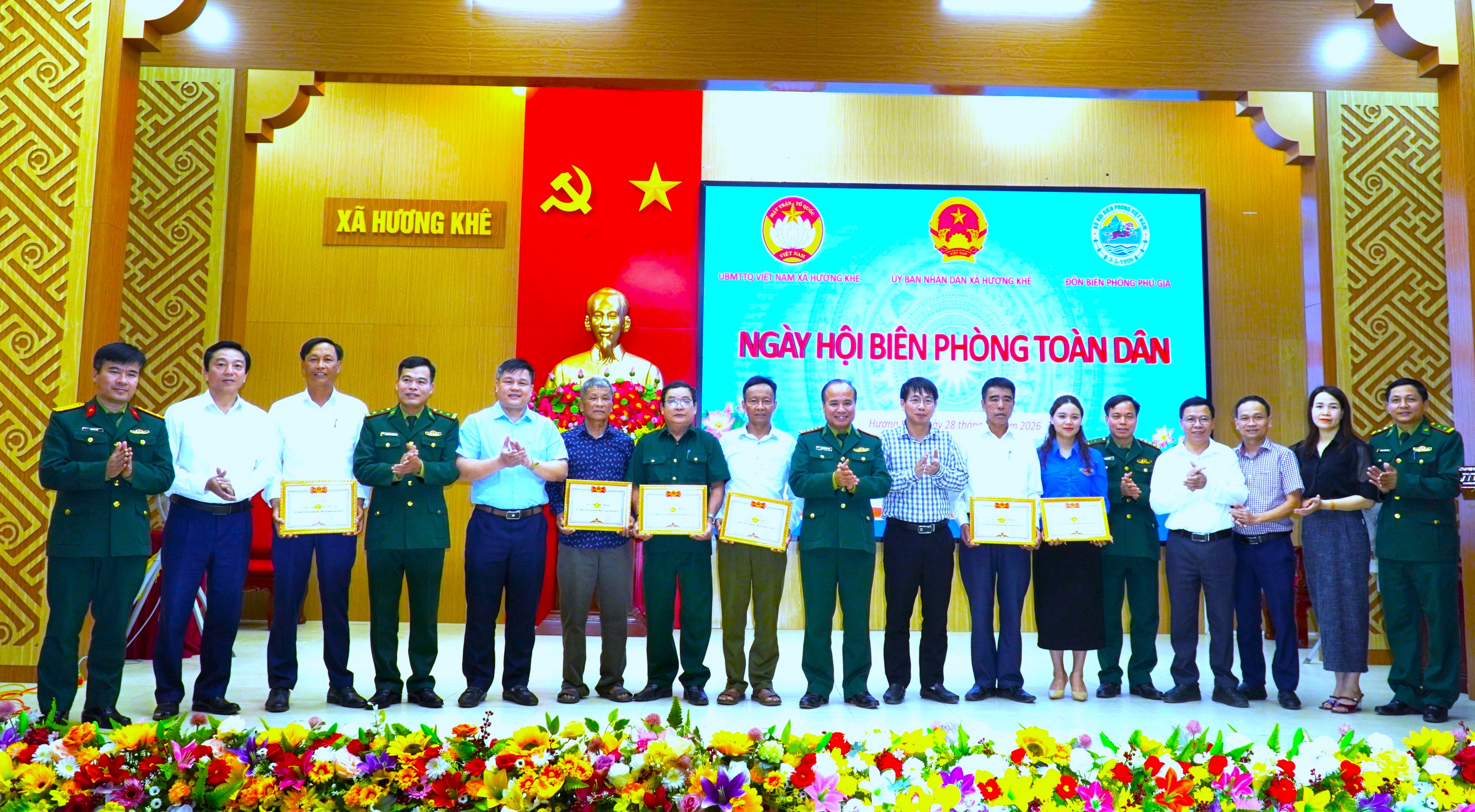 Xã Hương Khê  tổ chức “Ngày hội Biên phòng toàn dân” năm 2026