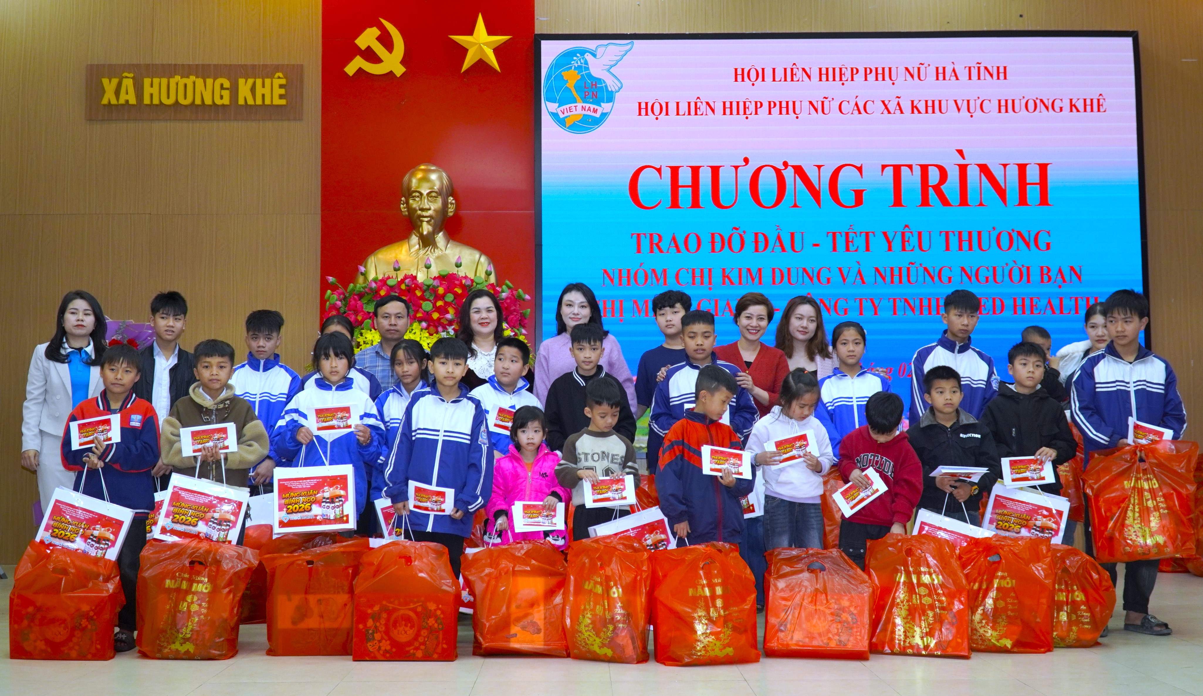 139 trẻ mồ côi tại 7 xã khu vực Hương Khê được nhận tiền đỡ đầu quý I năm 2026