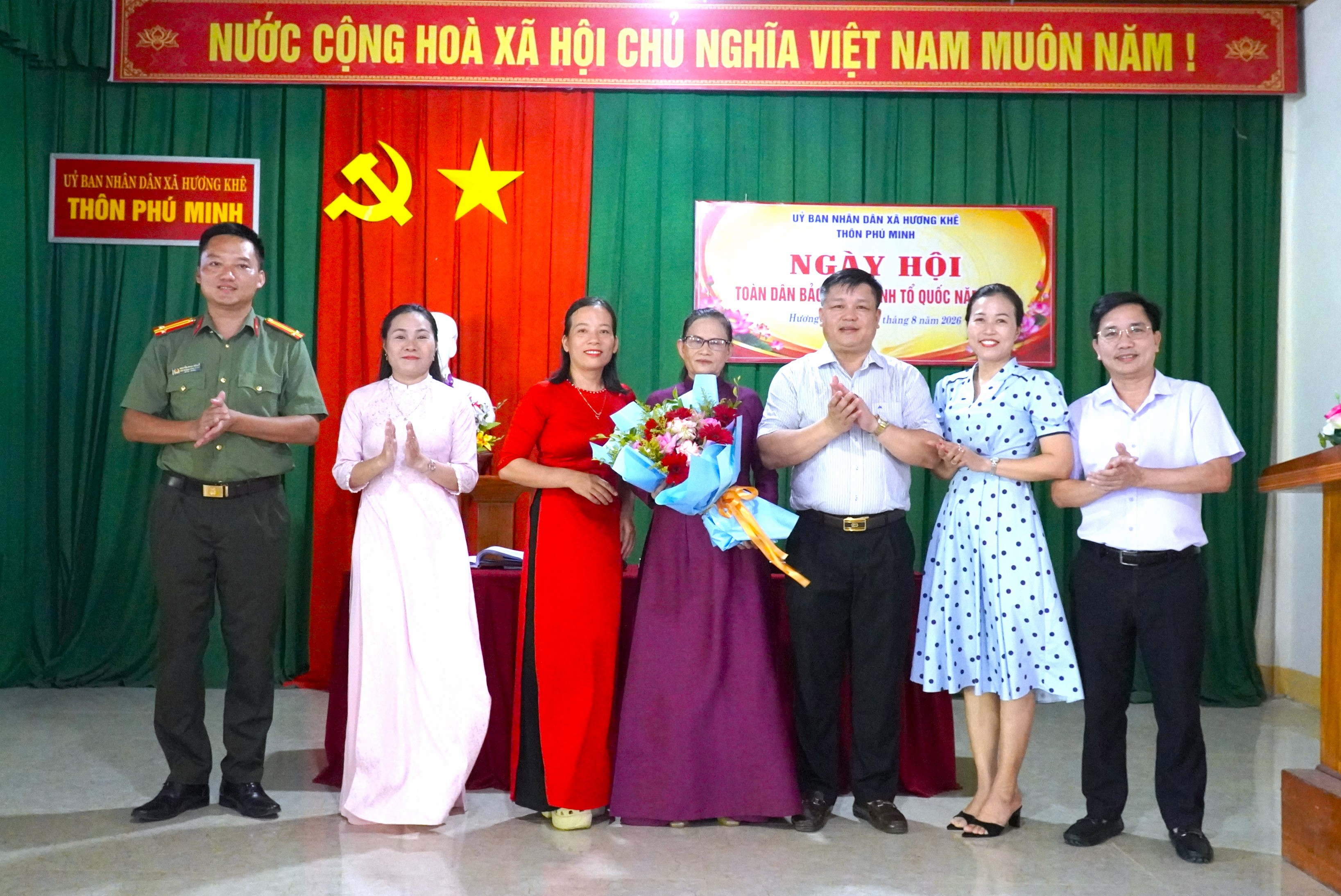 Thôn Phú Minh tổ chức Ngày hội toàn dân bảo vệ an ninh Tổ quốc năm 2026