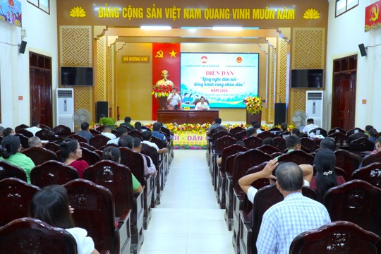 Xã Hương Khê tổ chức Diễn đàn “Lắng nghe dân nói - Đồng hành cùng Nhân dân” năm 2026 