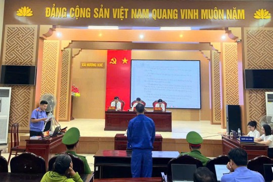 Viện KSND Khu vực 4 – Hà Tĩnh đẩy mạnh công tác tuyên truyền thông qua các phiên tòa xét xử lưu động. 