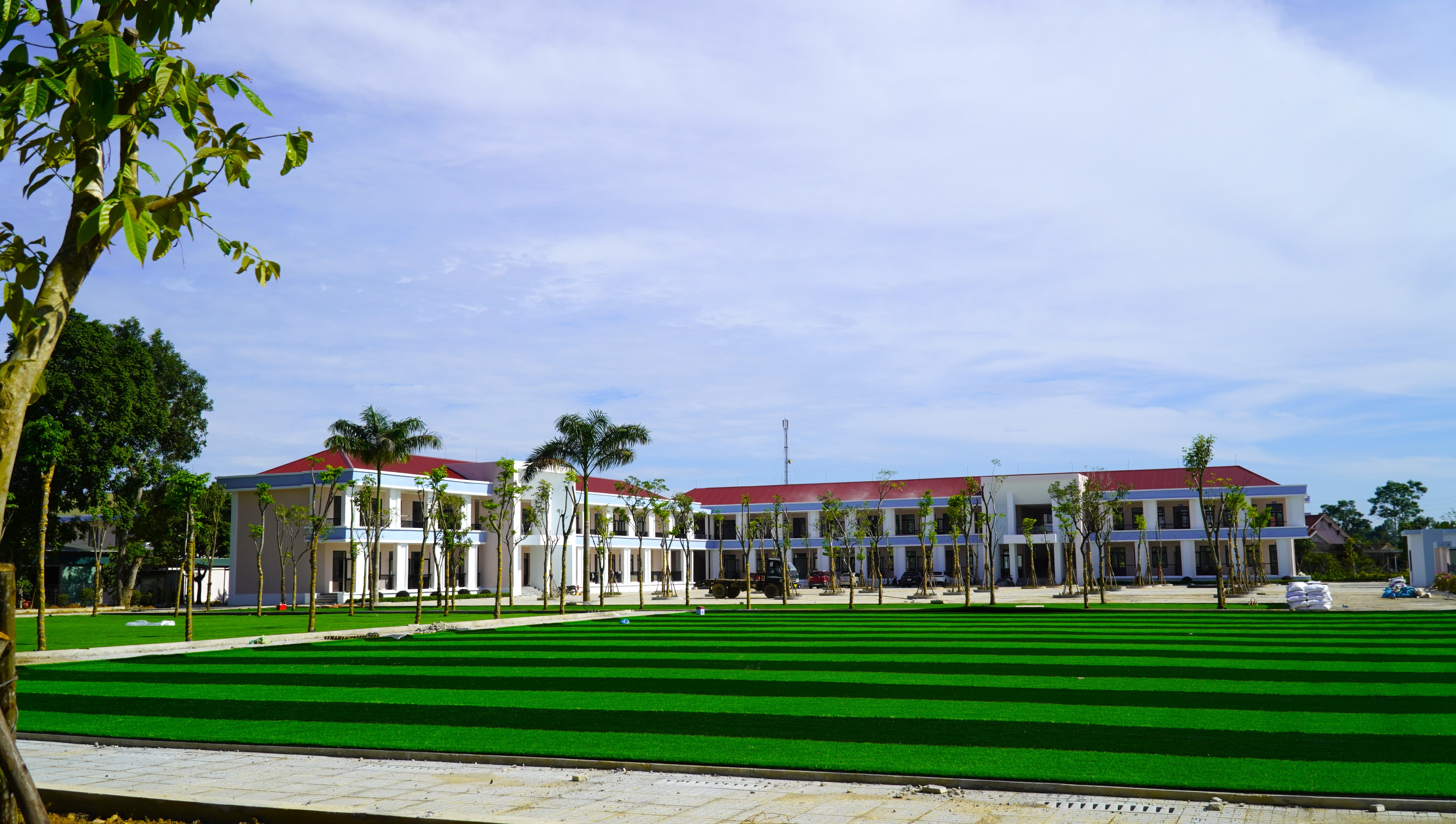 Trường Phổ thông nội trú Tiểu học và THCS Hương Khê chuẩn bị cho khai giảng năm học mới