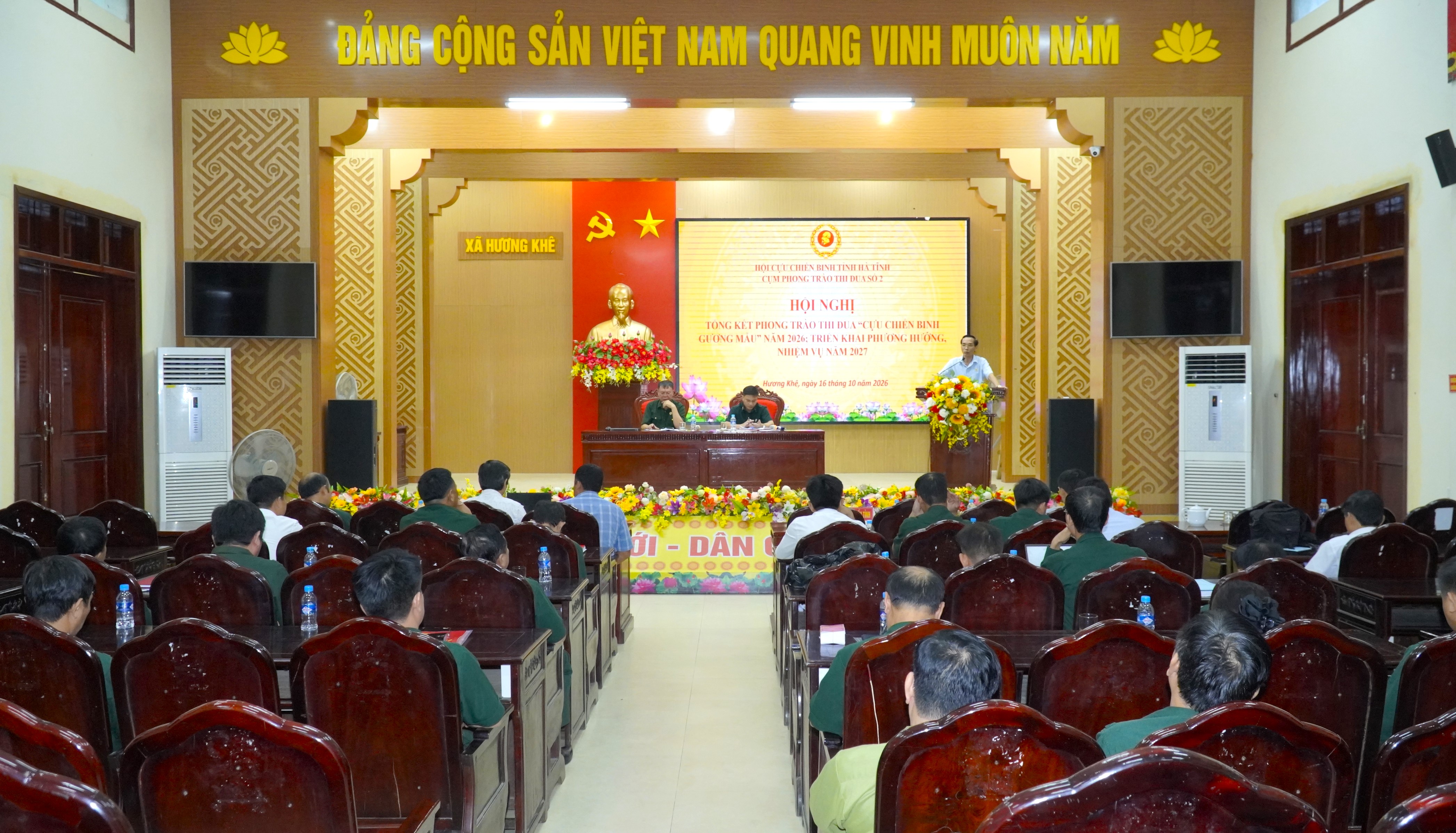 Cụm thi đua số 2 Hội Cựu chiến binh Hà Tĩnh tổng kết phong trào thi đua “Cựu chiến binh gương mẫu” năm 2026