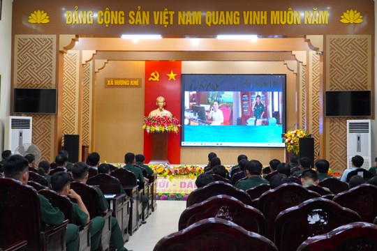 Xã Hương Khê khai mạc diễn tập chiến đấu trong khu vực phòng thủ năm 2026