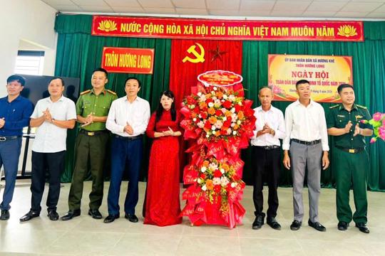 Thôn Hương Long tổ chức “Ngày hội toàn dân bảo vệ an ninh Tổ quốc” năm 2026