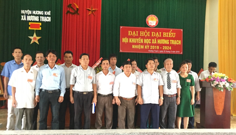 Đại hội Hội Khuyến học xã Hương Trạch Nhiệm kỳ 2019-2024.