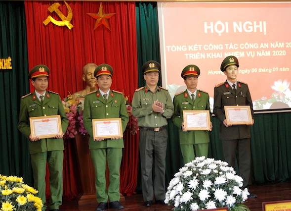 Công an huyện Hương Khê  triển khai nhiệm vụ 2020