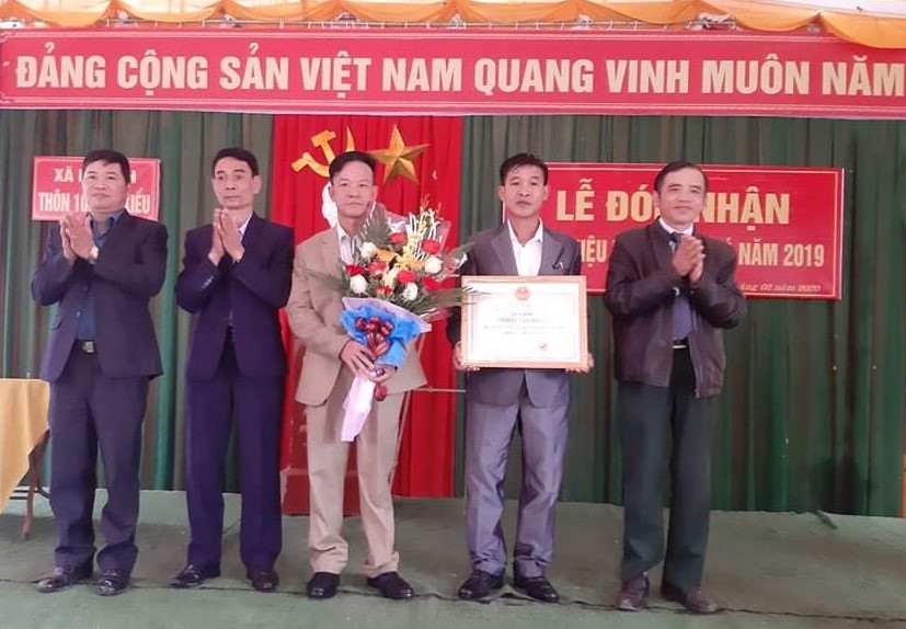 Làng Tân Kiều đón nhận danh hiệu Làng văn hóa