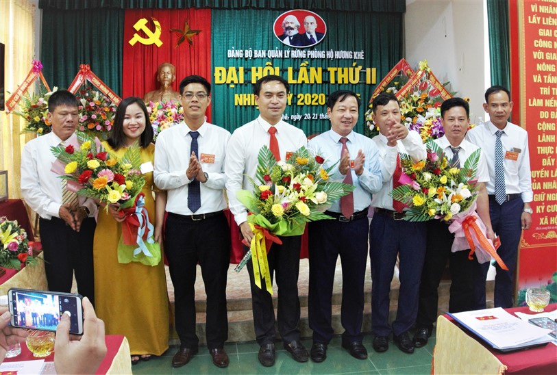 Đại hội Đảng bộ Ban quản lý rừng phòng hộ Hương Khê, bầu 7 đồng chí vào Ban chấp hành nhiệm kỳ 2020-2025