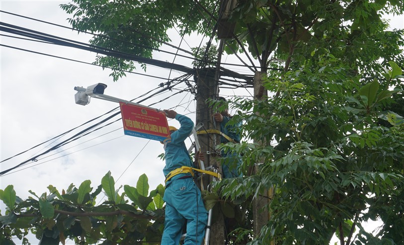 Xã vùng cao biên giới Phú Gia, triển khai mô hình camera giám sát ANTT