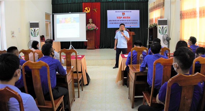  95 đoàn viên thanh niên được tập huấn chương trình “Mỗi xã một sản phẩm OCOP”