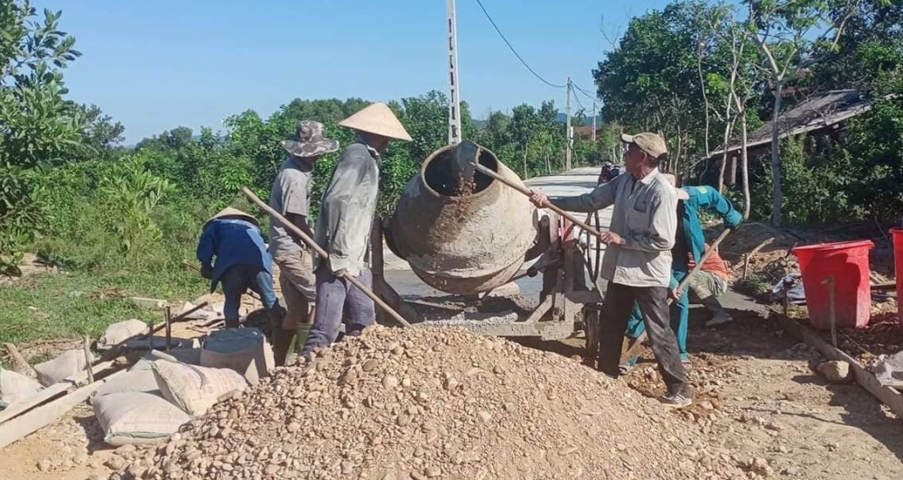 Hội nông dân các xã  hỗ trợ, giúp đỡ các thôn xây dựng Khu dân cư Nông thôn mới kiểu mẫu đạt chuẩn năm 2020