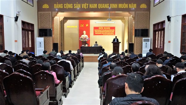 Ban Chỉ đạo 35 huyện Hương Khê triển khai nhiệm vụ năm 2021