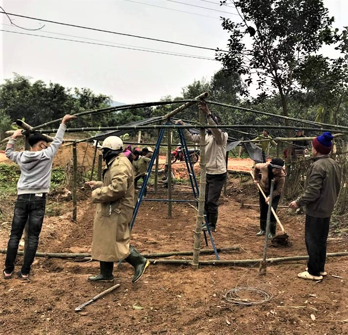 Hội Nông dân xã Hương Thủy xây dựng vườn ươm cây giống trồng hàng rào xanh, xây dựng nông thôn mới