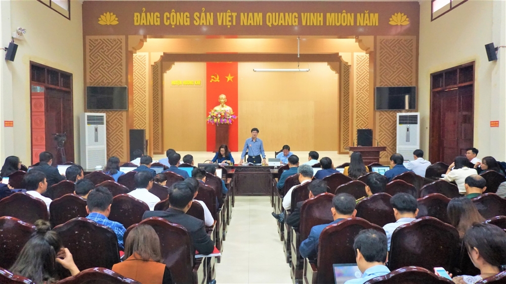 Thường trực Ban chỉ đạo NTM huyện làm việc với 4 xã chưa đạt chuẩn NTM