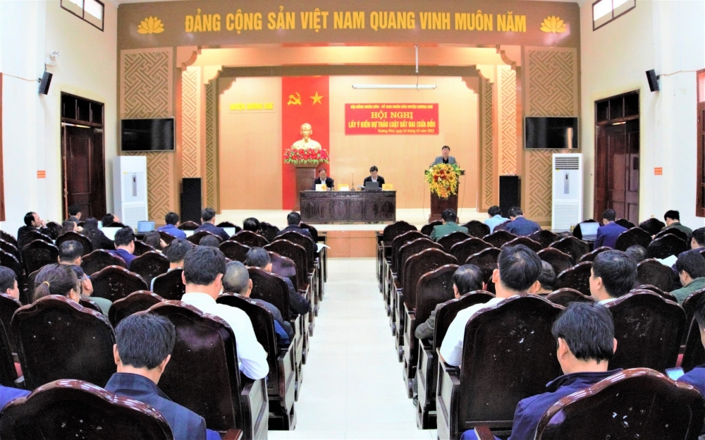 13 ý kiến góp ý của các phòng, ban, đơn vị về Dự thảo Luật Đất đai (sửa đổi)