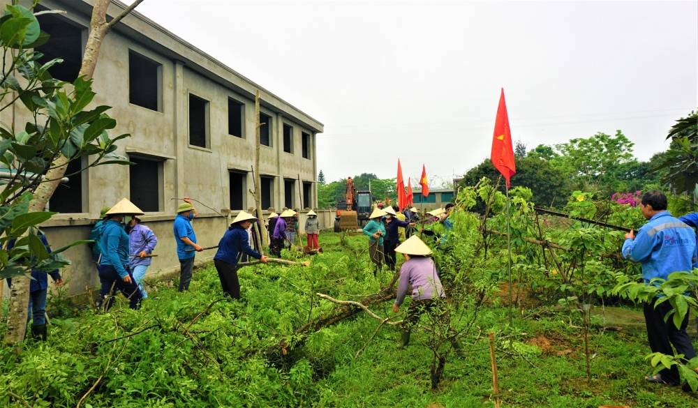 Trên 1.200 người dân Hương Trà tham gia phong trào làm giao thông nông thôn