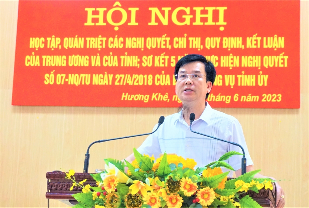 Học tập, quán triệt các Nghị quyết, Quy định, Chỉ thị, Kết luận của Trung ương, Tỉnh