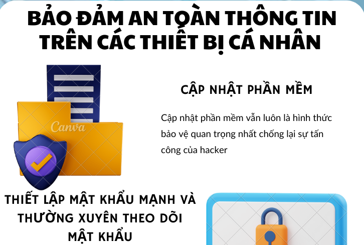 Những lưu ý để bảo đảm an toàn thông tin trên các thiết bị cá nhân