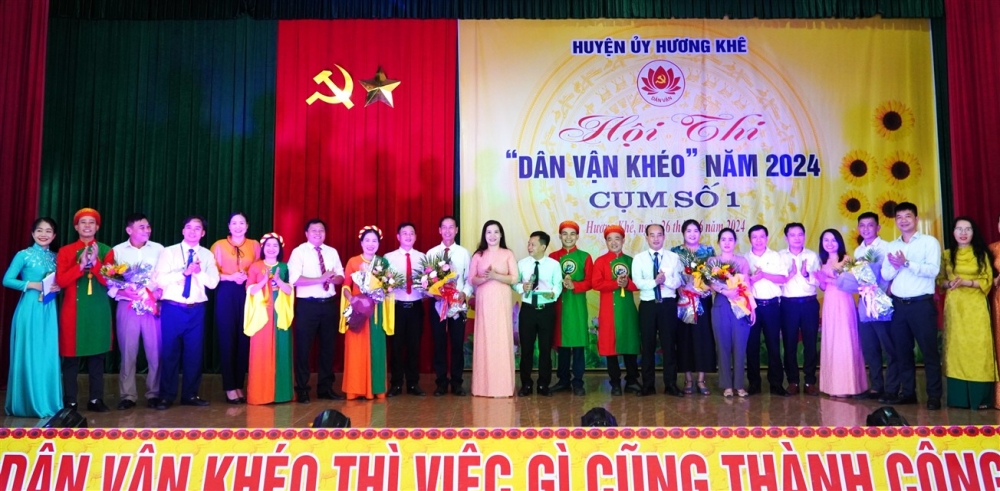 Sôi nổi và ý nghĩa Hội thi “Dân vận khéo” Cụm 1, huyện Hương Khê