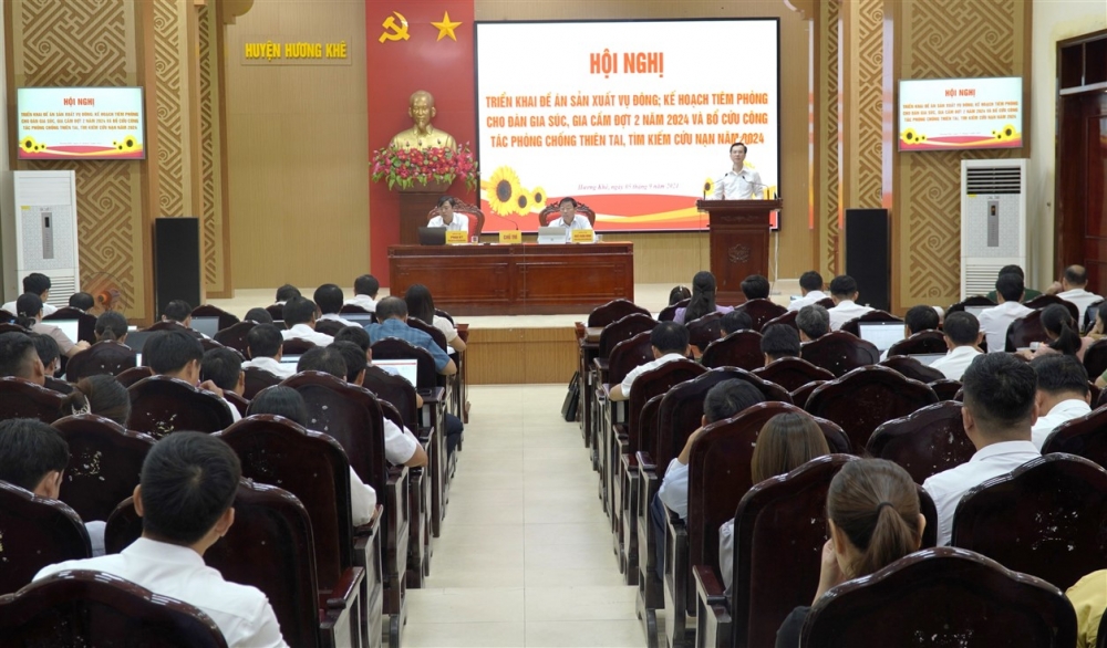 Triển khai Đề án sản xuất vụ Đông, kế hoạch tiêm phòng, ứng phó với bão số 3 và phòng, chống thiên tai, tìm kiếm cứu nạn 