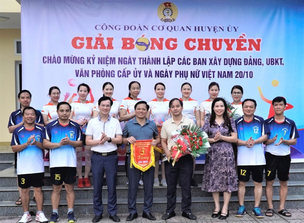  Giải bóng chuyền kỷ niệm ngày thành lập các ban xây dựng Đảng và PNVN 20/10